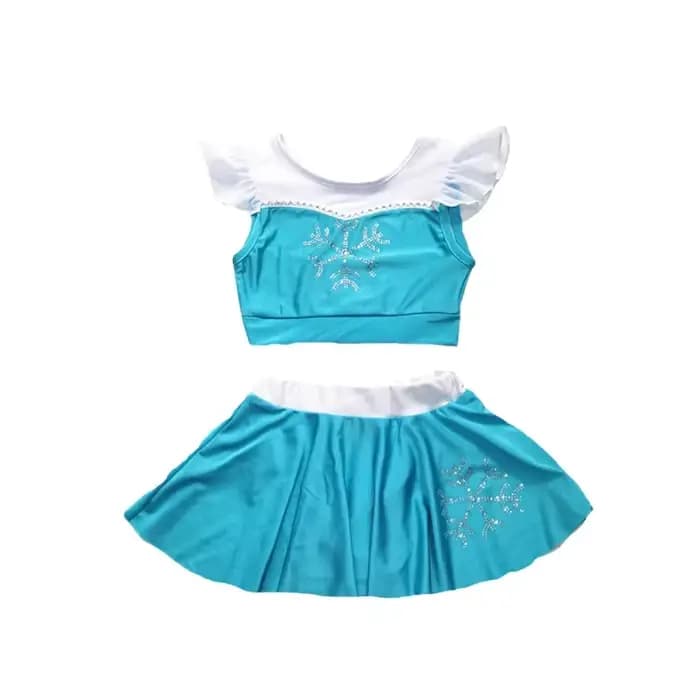Maillot de bain princesse des contes de fées pour filles, Elsa Anna, Blanche-Neige, Belle, pour enfants de 2 à 8 ans, avec jupe
