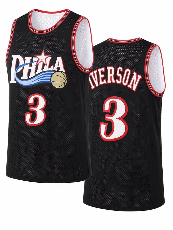 Maillot de basket-ball pour hommes, chemise de sport sans manches noire et rouge, gilet décontracté imprimé en 3D pour hommes et femmes