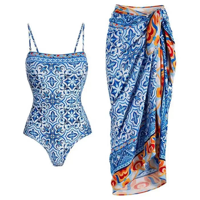 Maillot de bain une pièce avec couverture, tendance, pour femmes, noir, body, vêtements de plage, 2025