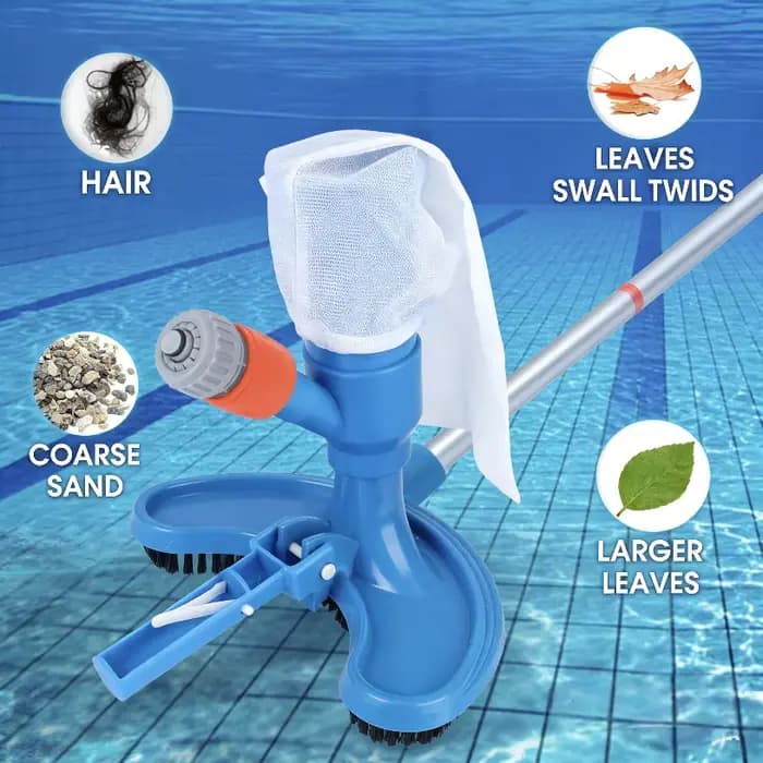 Aspirateur professionnel pour piscine avec brosse