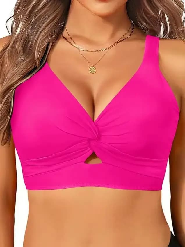 Haut de bikini décontracté pour femme