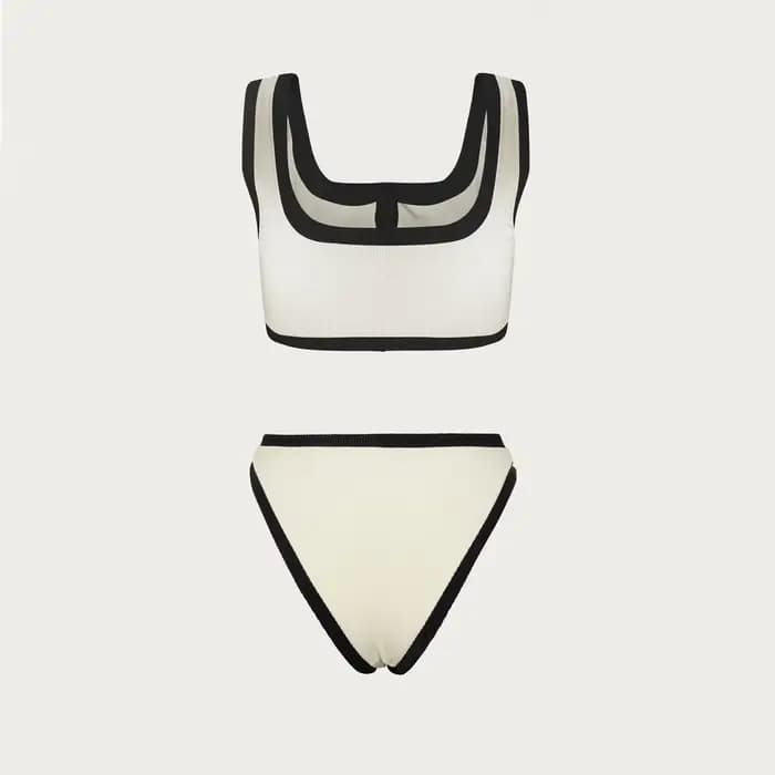 Maillot de bain vintage deux pièces pour femmes