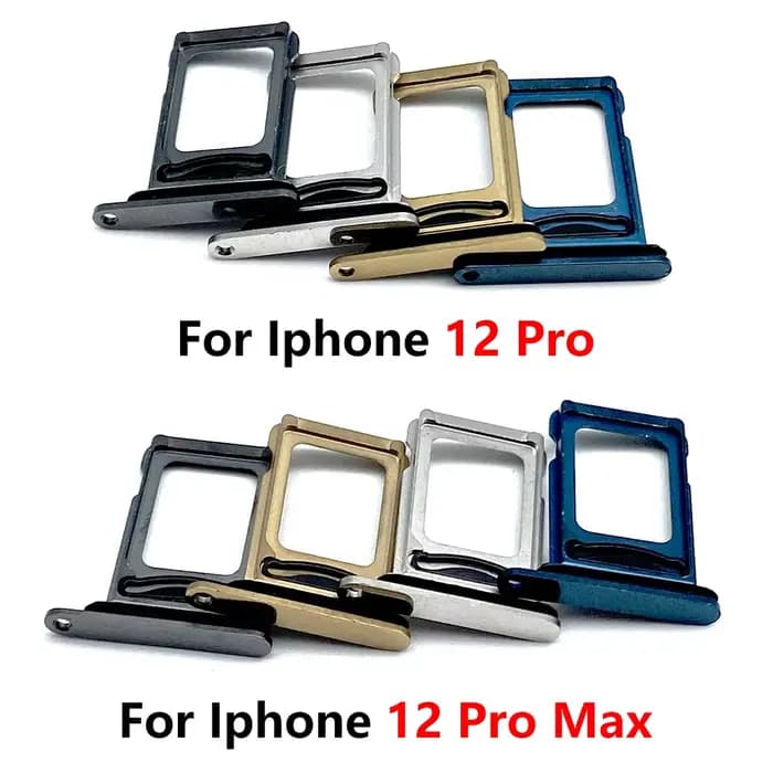 50 pièces, tiroir pour carte SIM, support de fente pour puce, adaptateur, accessoires pour iPhone 12 Pro Max 12 13 mini 14 15 Plus, double carte