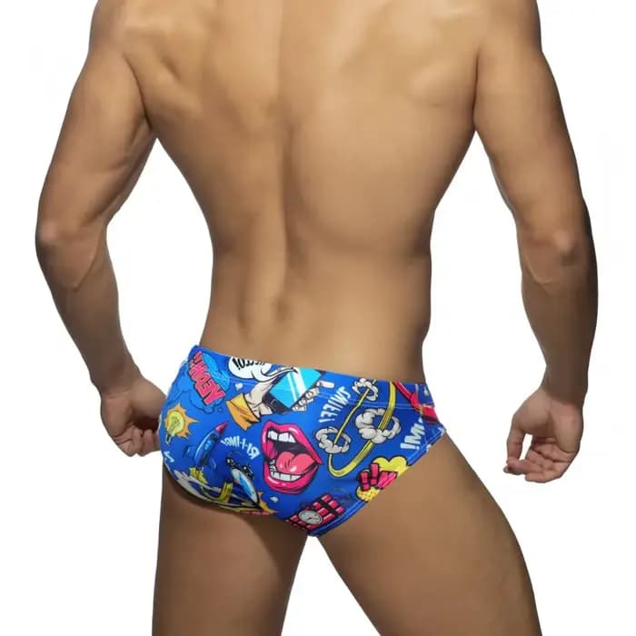 Culotte de bain pour hommes, maillot de bain Sexy, Surf, Bikini, maillot de bain, planche, short de plage, avec cordon de serrage, séchage rapide
