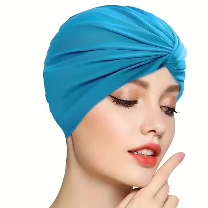 Bonnet de bain antidérapant 1 pièce pour cheveux longs, bouclés, épais et tresses – Parfait pour la plage et la piscine avec une coupe flexible.
