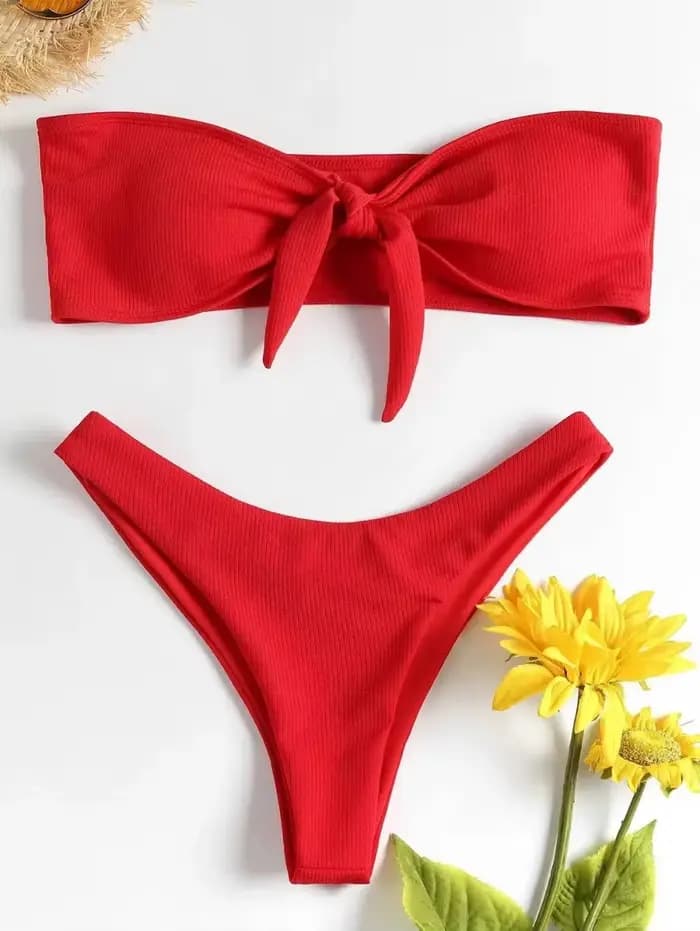 Sexy bas de Bikini femme 2025 maillot de bain taille basse bas couleur unie maillots