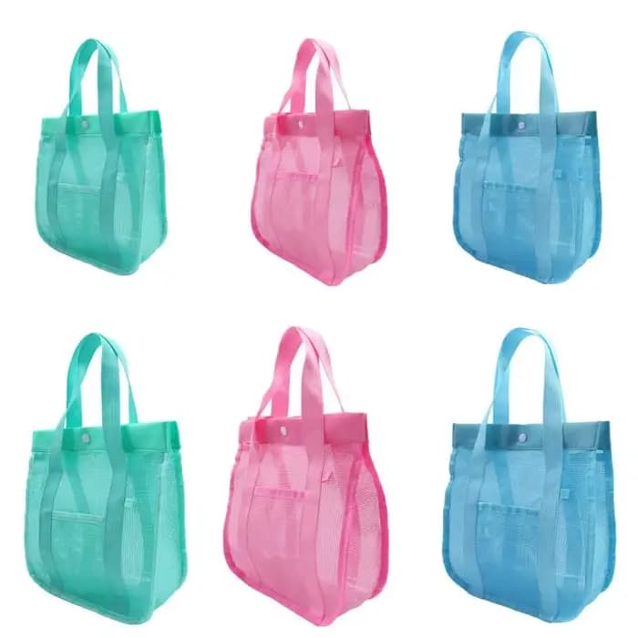 Sac de bain grande capacité en maille respirante