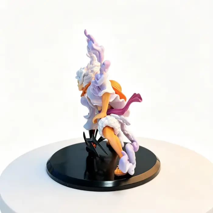 Figurine Bandai One Piece Gear Five Sun God Nika Luffy en position accroupie, modèle d'ornement périphérique d'anime, objet de collection 2D tendance