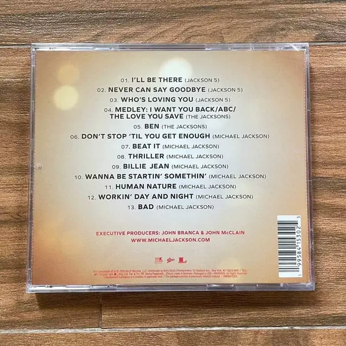 Album CD de la bande originale du biopic d'icône pop : Hymnes classiques de la pop, du R&B et du funk, récompenses de la carrière