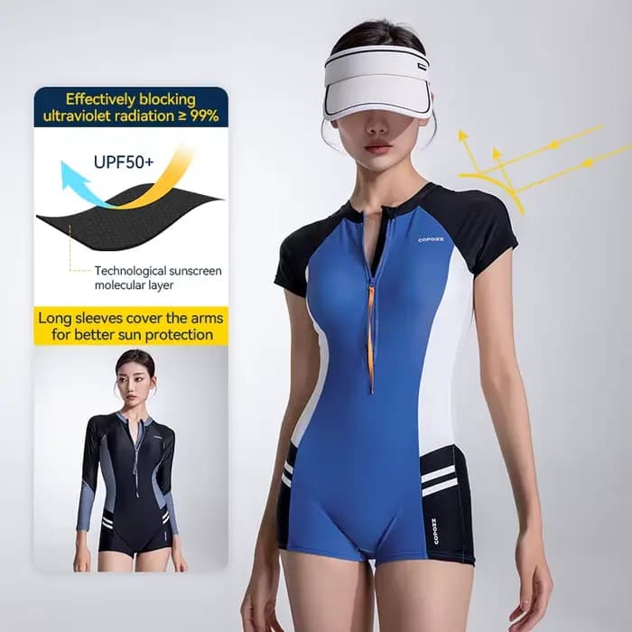 COPOZZ femmes surf Sport maillot de bain une pièce maillots