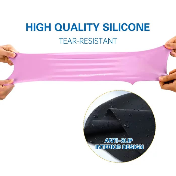 Bonnet de bain Extra Large en Silicone pour cheveux longs, bonnet de plongée professionnel étanche pour femmes et hommes, africain, surdimensionné