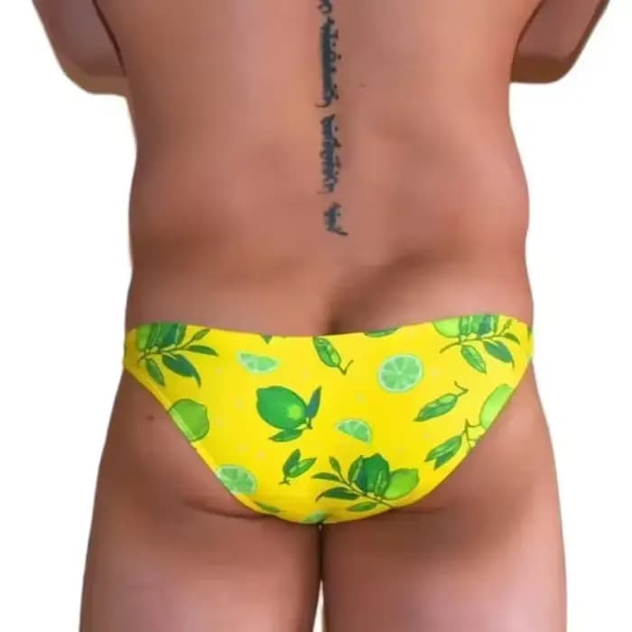 Mini maillots de bain hommes Micro Bikini hommes slip de bain taille Ultra basse demi hanches Pack Sexy maillot de bain maillot de bain homme maillots de bain