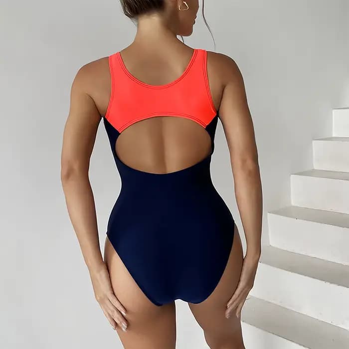 Une pièce grands maillots de bain fermé grande taille maillots de bain sport Push Up femmes natation corps maillot de bain femme plage piscine baigneur