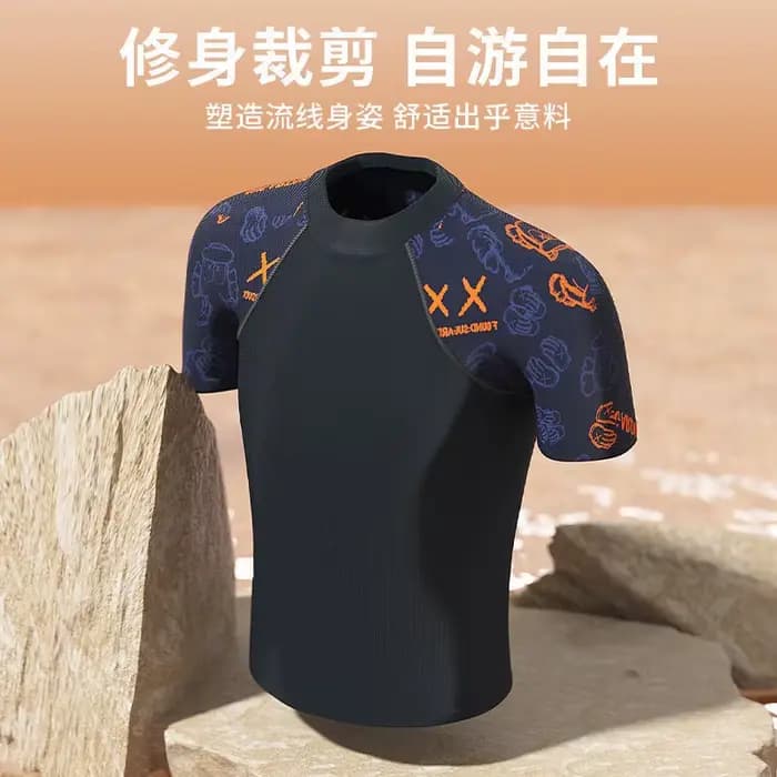 Maillot de bain deux pièces pour hommes, grande taille, angle plat, faux, Anti-embarras, imprimé, sport, short de natation, printemps chaud, nouvelle collection