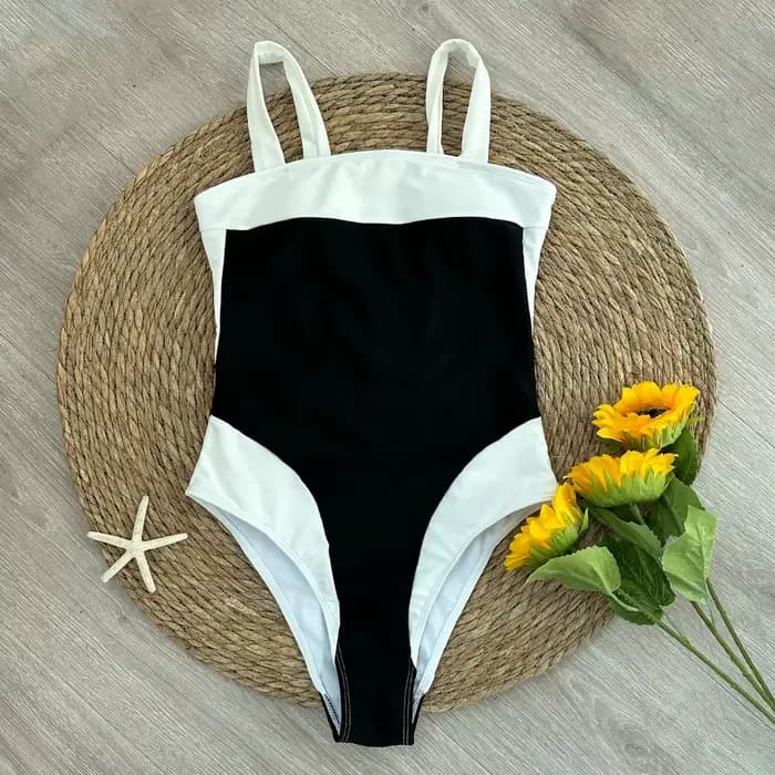 Maillot de bain une pièce, Sexy, Bandeau, Vintage, rétro, vêtements de plage, couleur unie, Monokini, pour femmes, 2024