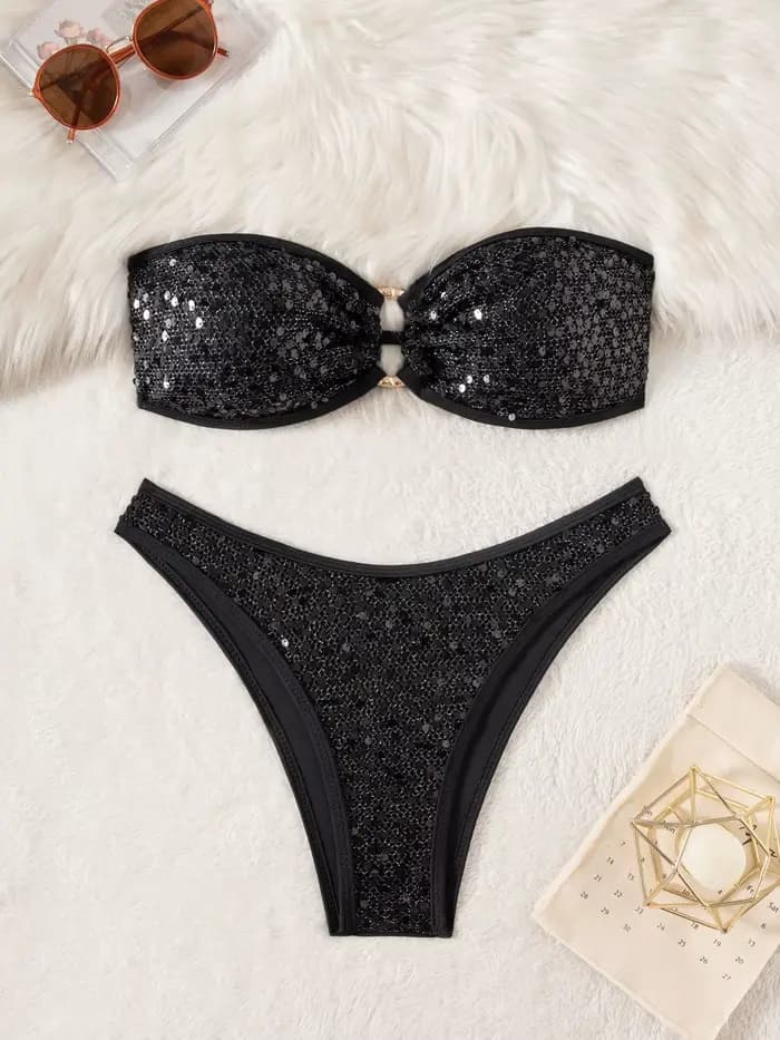 Bikini Bandeau Sexy 2026 pour Femme