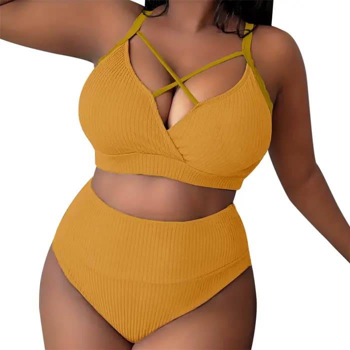 Maillot de bain brésilien grande taille pour femmes