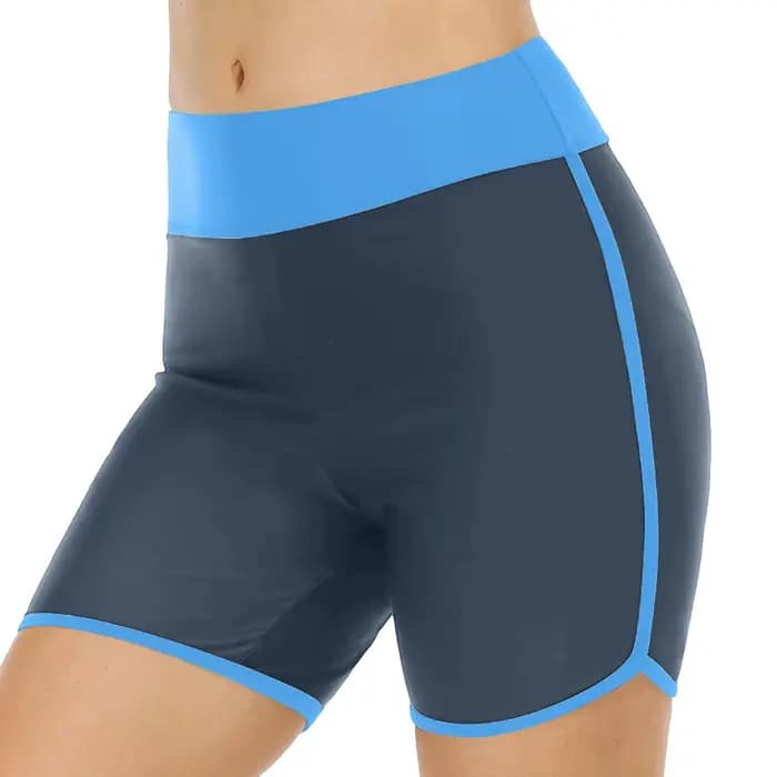 Short de bain taille haute pour femmes, bas de maillot de bain, bas de maillot de bain conservateur, bas de surf