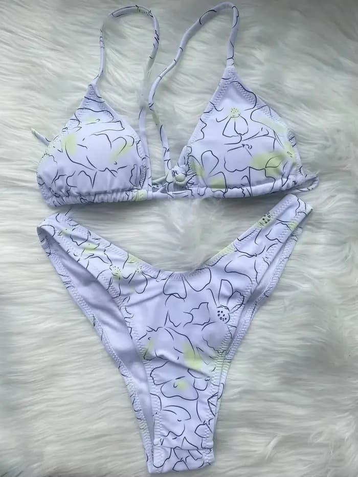 Maillot de bain coupe triangle fendu, maillot de bain 600, bikini, nouveau, 2022