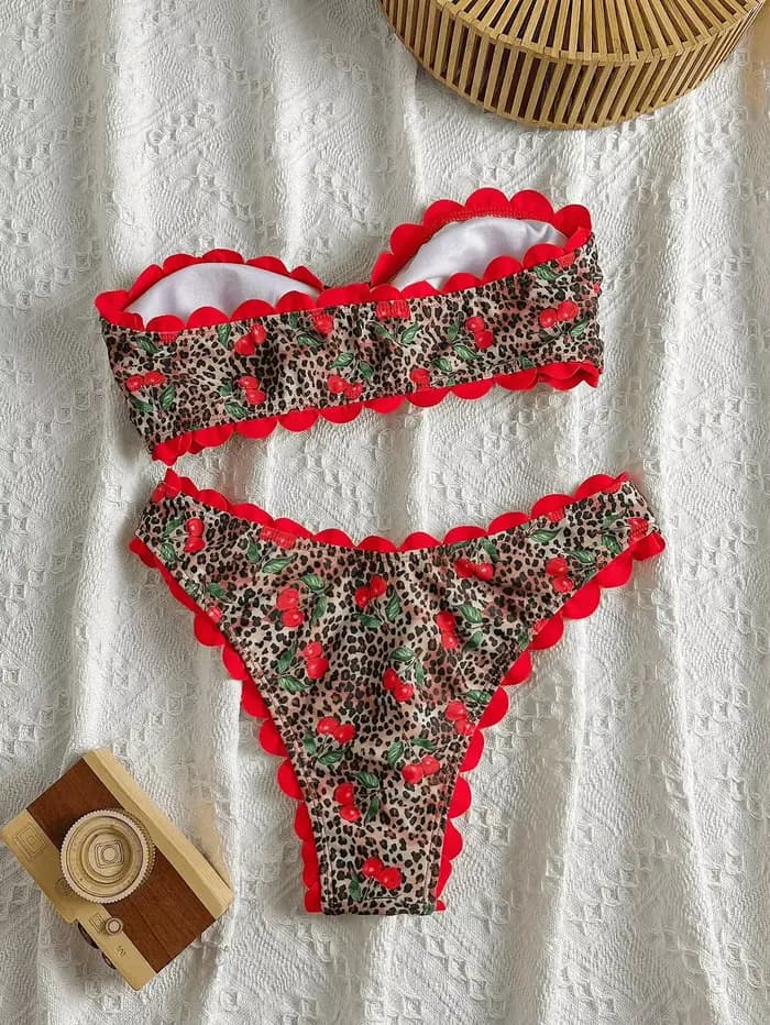 Bikini bandeau sexy 2026 pour femme