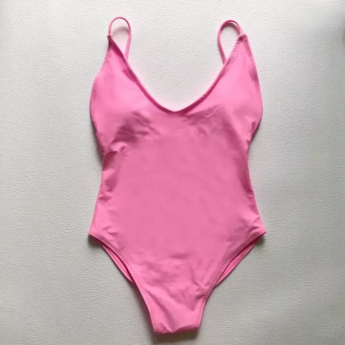 Sexy rembourré solide maillot de bain femmes une pièce maillot de bain 2025 nouveaux Bikinis maillots de bain été grande taille maillots de bain maillot de bain S-3XL