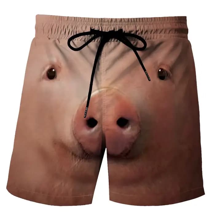 Shorts de plage pour hommes avec motif canard amusant, imprimé 3D animal, boardshorts de sport, de gym et de bain, maillot de bain homme, shorts rafraîchissants