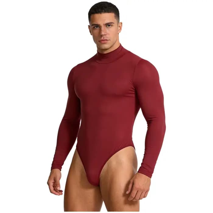 Maillot de bain une pièce pour homme à manches longues