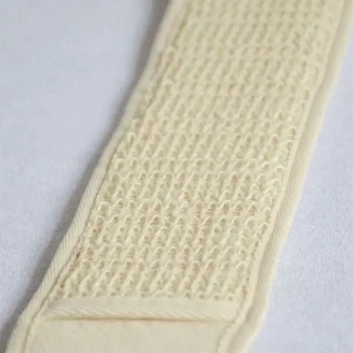 Loofah-Brosse de bain double face pour le dos, épurateur de soins du corps, serviette longue, fournitures pour la peau, Q6H5