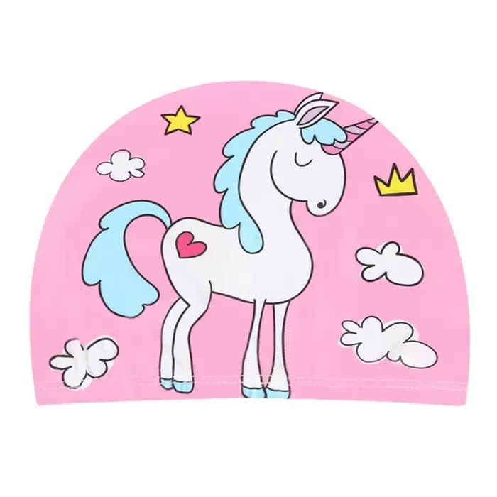 Bonnet de natation en tissu élastique pour enfants, chapeau de protection des oreilles, casquettes de natation, sports aquatiques, garçons et filles