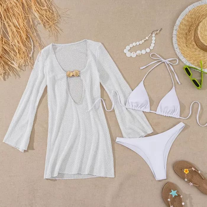 Maillot de bain trois pièces pour femmes