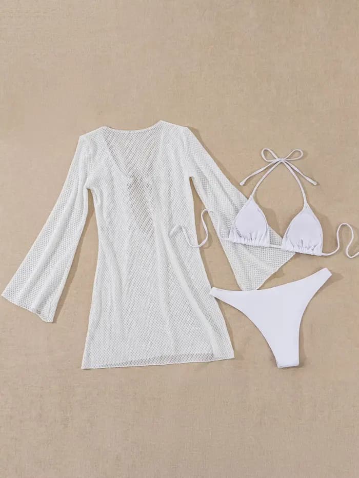 Maillot de bain trois pièces pour femmes