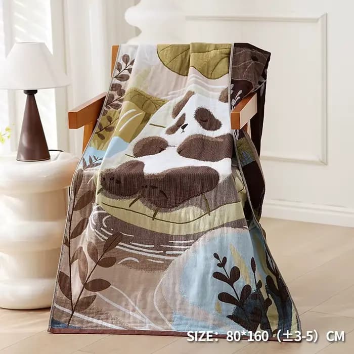 Serviette de bain dessin animé pour enfants et adultes