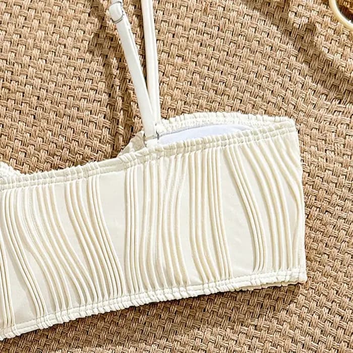 Maillots de bain pour adolescentes, ensembles de bikinis 2 pièces bicolores avec coussinets de poitrine, taille 6-15 ans, maillots de bain pour filles, Bañador Niña