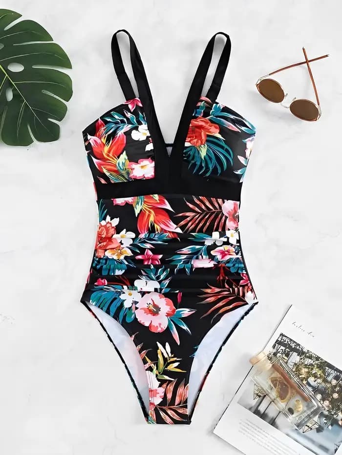 Maillot de bain une pièce à bretelles 2026