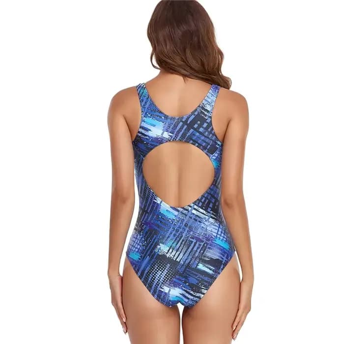 TUNIControl-Maillot de bain vintage une pièce pour femme