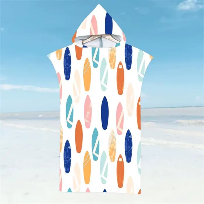 Anime Gamepads Peignoir Serviette de plage Serviettes de bain à séchage rapide Cape légère à capuche Natation Surf Adulte Femmes Hommes Poncho Peignoirs