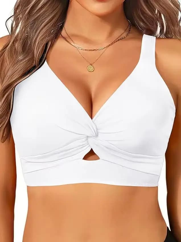 Haut de bikini décontracté pour femme