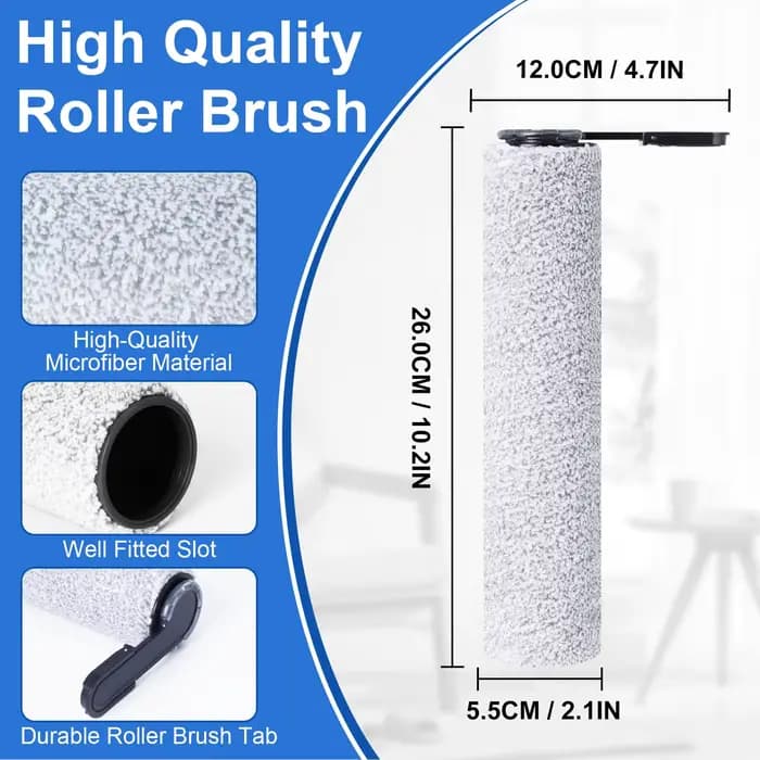 Brosse à rouleaux et filtre HEPA pour Tineco Floor One Stretch S6/S7 Stretch Ultra/S7 Stretch Steam/i6 Stretch/i5 Stretch/S9 Artist
