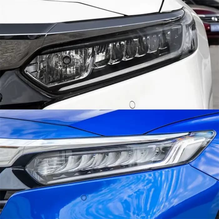 Couvercle d'abat-jour pour Honda 10e génération Accord 2018 2019 2020 2021 2022, accessoires de voiture, boîtier Transparent pour lumières de voiture