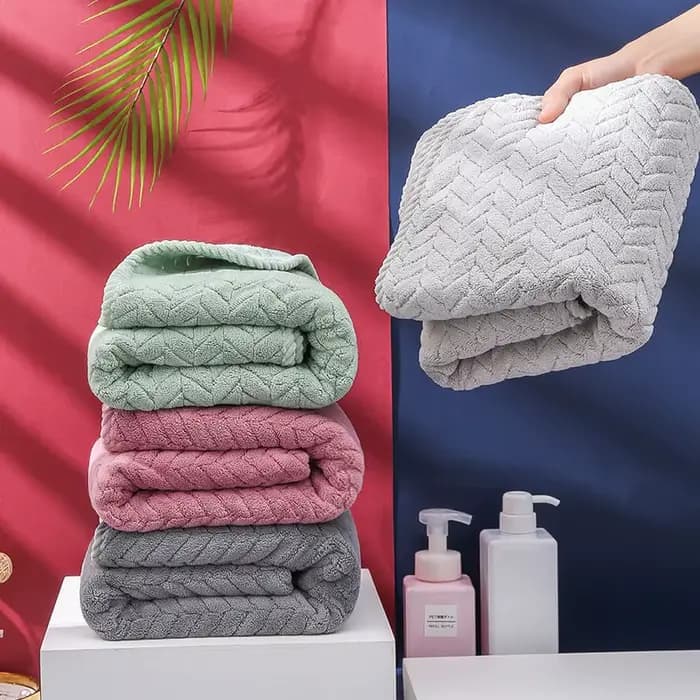 Grande Serviette de Bain Épaisse, en Fibre Ultra-Fine, Douce et Très Absorbante, pour Salon de miles, pour Femme et Homme