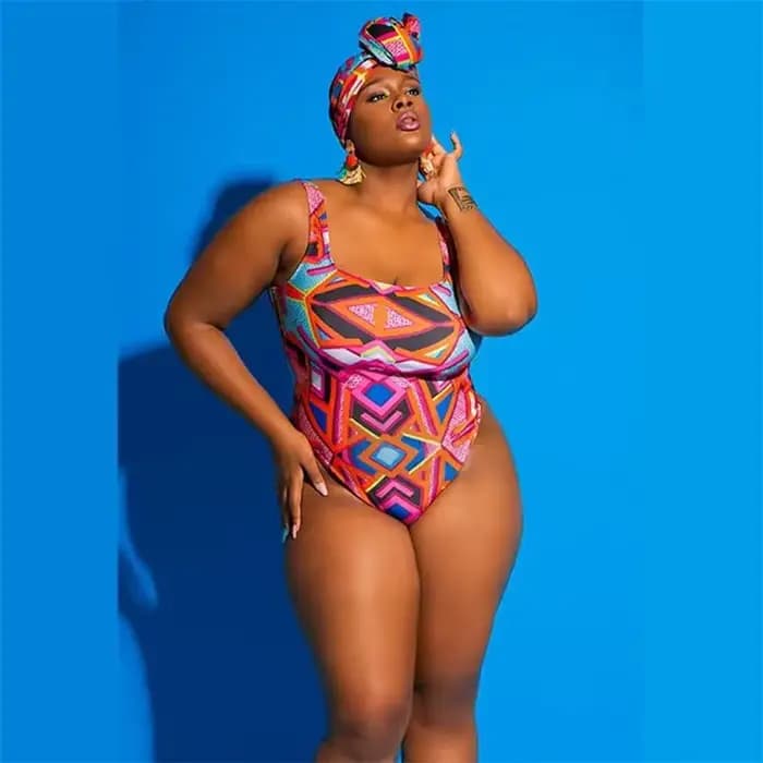 Maillot de bain une pièce grande taille pour femme, monokini surdimensionné, tenue de plage, 4XL