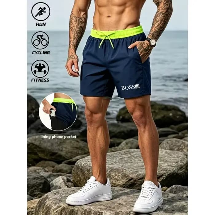 Shorts de bain pour hommes, maillots de bain d'été, shorts de bain à séchage rapide, pantalon de bain, maillot de bain sport, short de surf, short de plage pour hommes