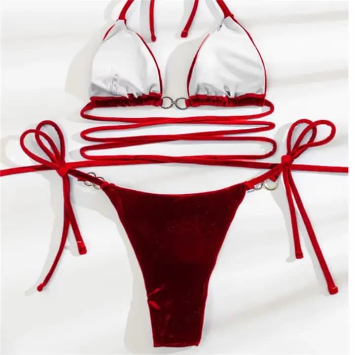 Maillot de bain en velours pour femmes