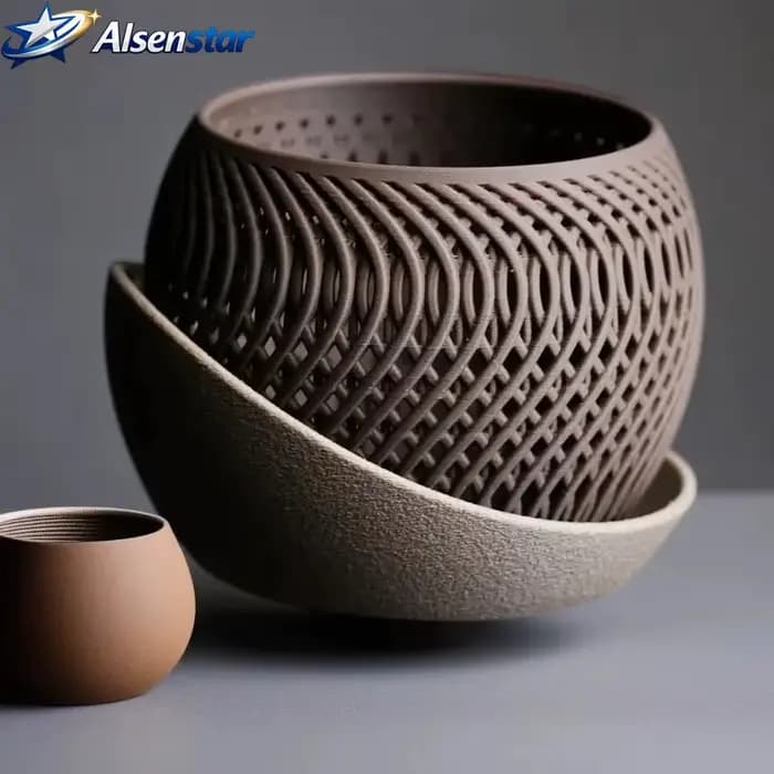 Pot de fleurs imprimé en 3D, pot d'orchidée, pot de plantes succulentes polygonal, art minimaliste moderne, décoration élégante pour balcon
