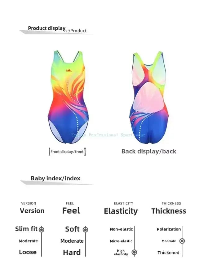 Nouveau Yingfa maillot de bain femmes professionnel course maillot de bain séchage rapide sport Triangle maillots de bain