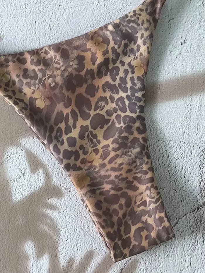 Sexy léopard Push Up Bikinis deux pièces maillots de bain 2026 Micro Bikini ensembles femmes maillot