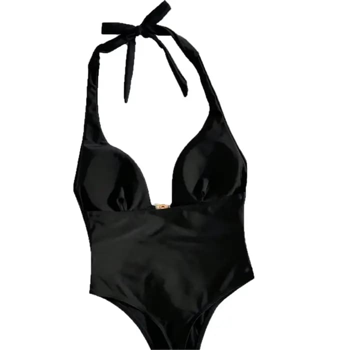 Maillot de bain une pièce sexy à dos évidé