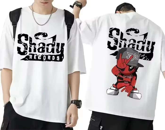 Rappeur Eminem Album de musique T-shirt Tour du monde cadeau pour Fan T-shirt hommes femmes T-shirt à manches courtes T-shirt vêtements hauts femme