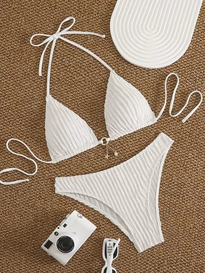 Bikinis sexy à volants 2026 Maillot de bain pour femmes Nouveau ensemble de bikini