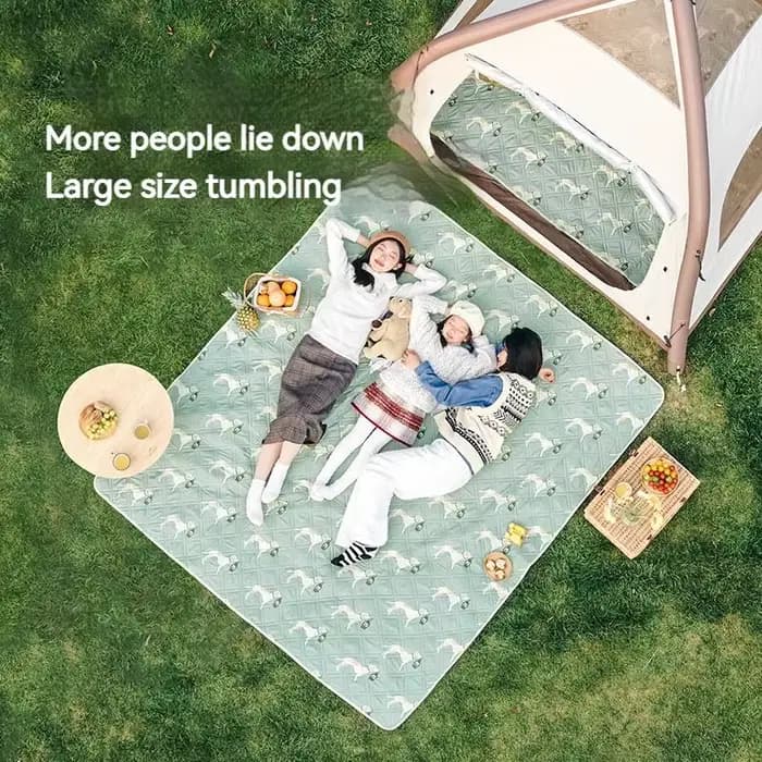 Natureifa-Tapis de plage imperméable pour 5 à 8 personnes